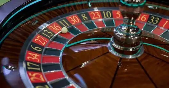 Casino-style lobby interface with privacy and responsible gaming reminders